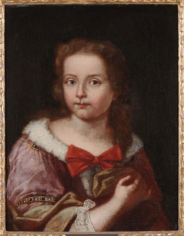 Domenico Maggiotto (Venezia 1713-1794), ambito di Ritratto di bambina
