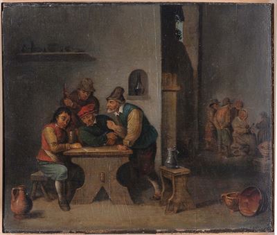 Adriaen Van Ostade (1610-1685), nei Modi Diinterno di Taverna