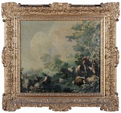 Jean Baptiste Pillement (lyon 1728-1808), Ambito Dipaesaggi Agresti
