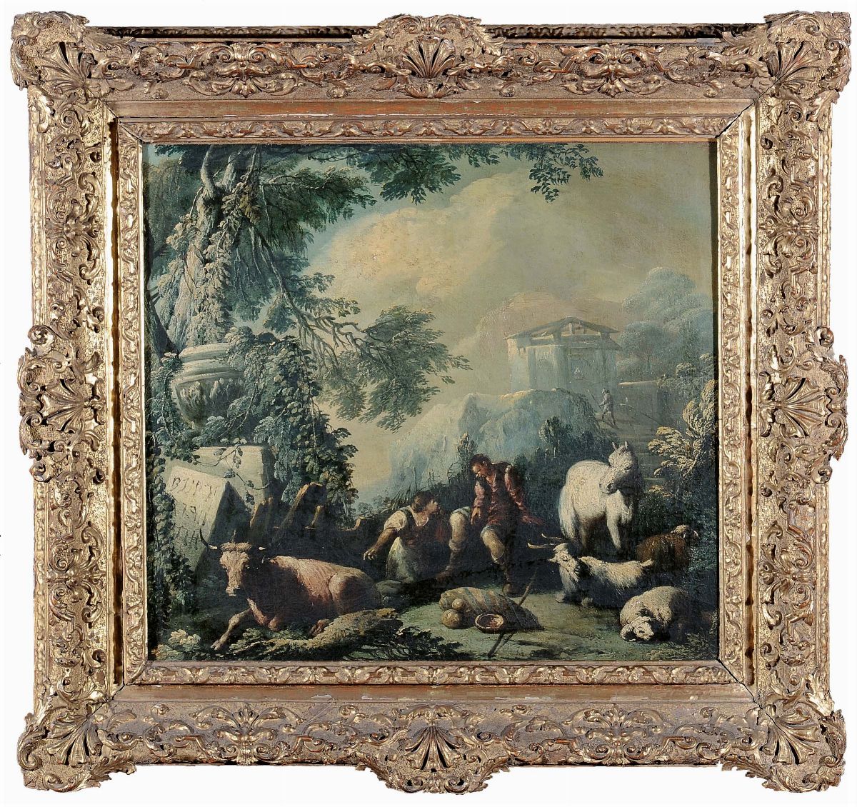 Jean Baptiste Pillement (lyon 1728-1808), Ambito Dipaesaggi Agresti