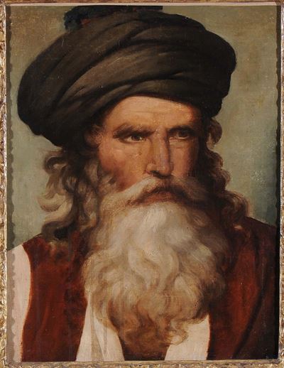 Anonimo del XIX Secolouomo con Turbante e Barba