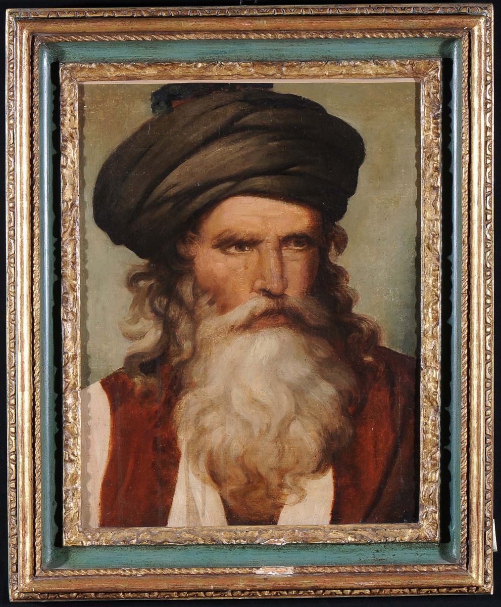 Anonimo del XIX Secolouomo con Turbante e Barba