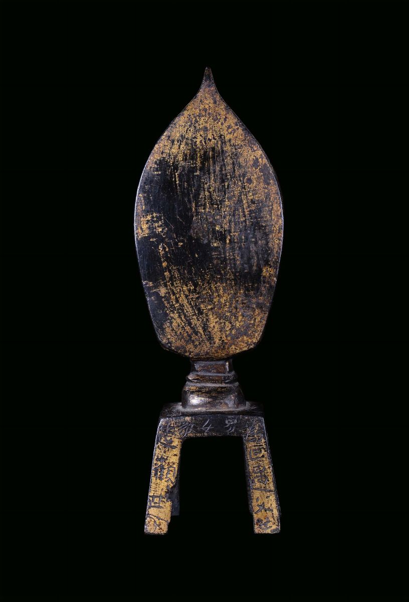 Piccolo Buddha Arcaico in Bronzo Parzialmente Dorato, Cina, Dinastia Wei, Vi Secolo