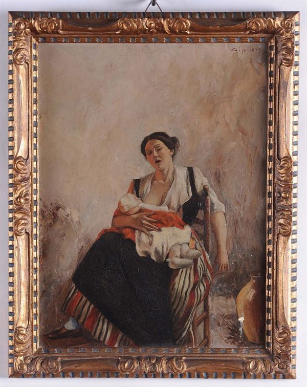 Anonimo del XX secolo Maternità, 1935