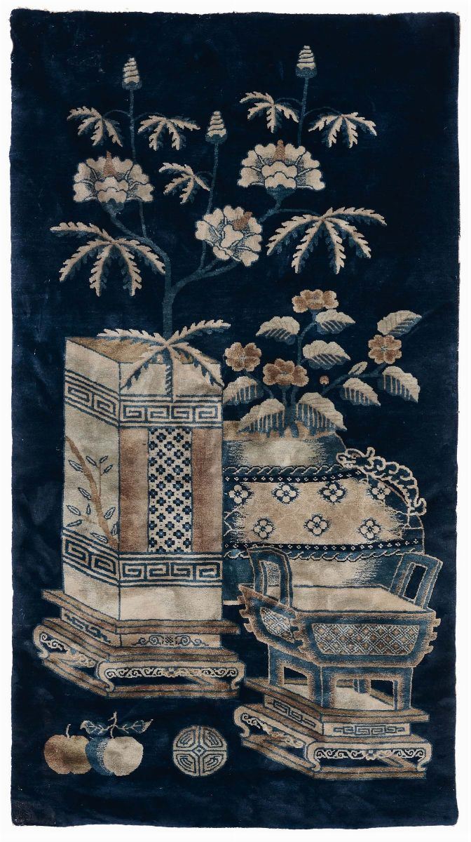 Tappeto Tien Tsin, inizio XX secolo  - Auction Ancient Carpets - Cambi Casa d'Aste
