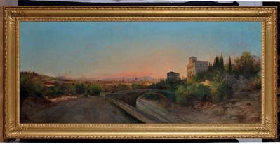 Henry Markò (1855-1921)veduta di Firenze
