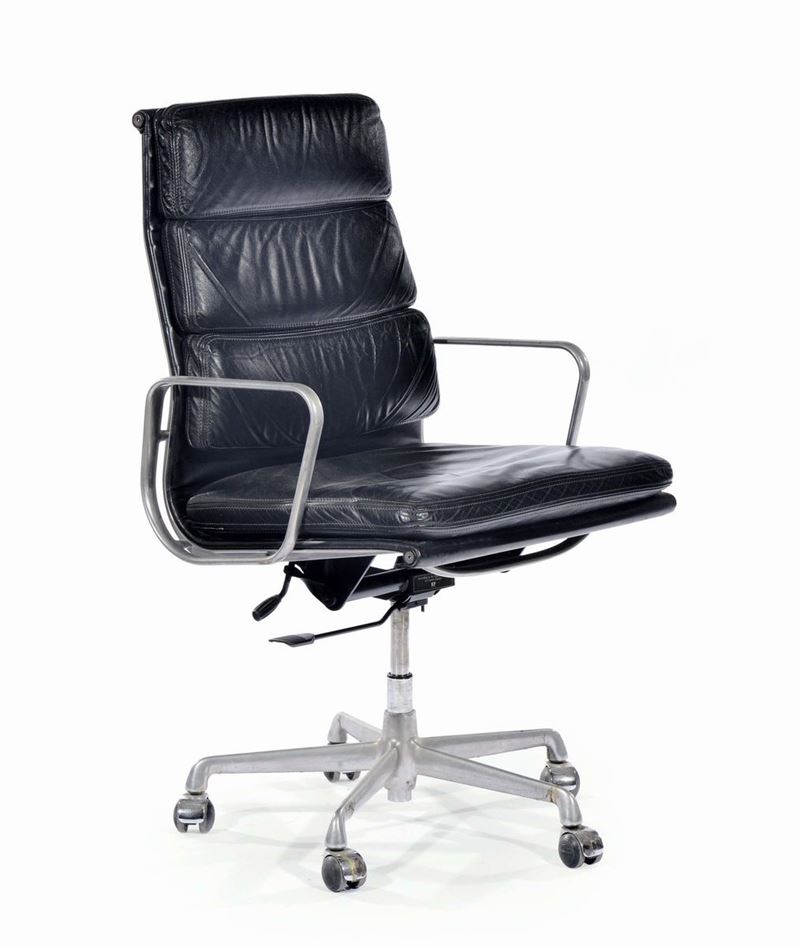 HERMAN MILLER C. & R. Eames ALLUMINUN GROUP soft pad EA222  - Asta Arti Decorative del XX secolo - I - Cambi Casa d'Aste
