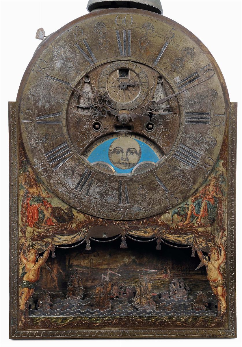 Pendola da Terra con Automi, Jan Bernink (1735-1795) Amsterdam 1780 Circa