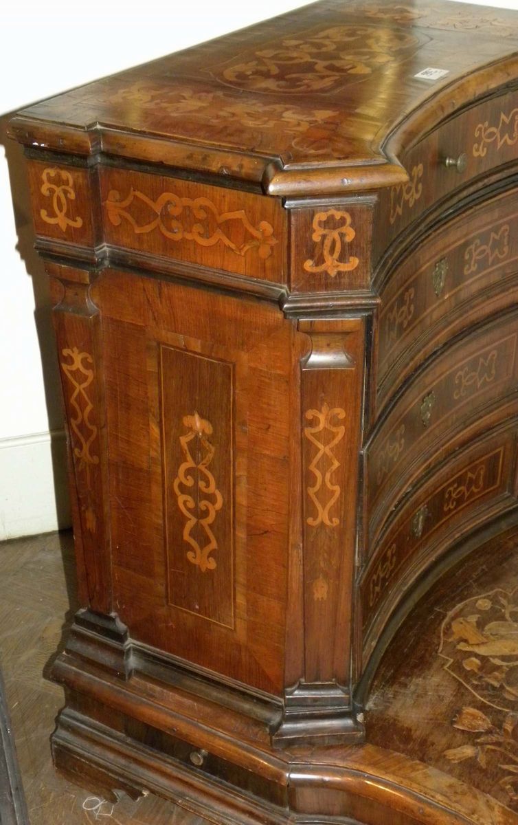 Inginocchiatoio Luigi XIV Lastronato e Intarsiato, Piemonte Fine XVII Secolo