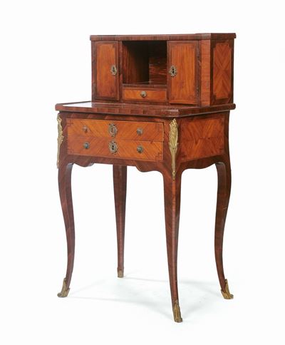 Piccolo Scrittoio Napoleone III con Alzata