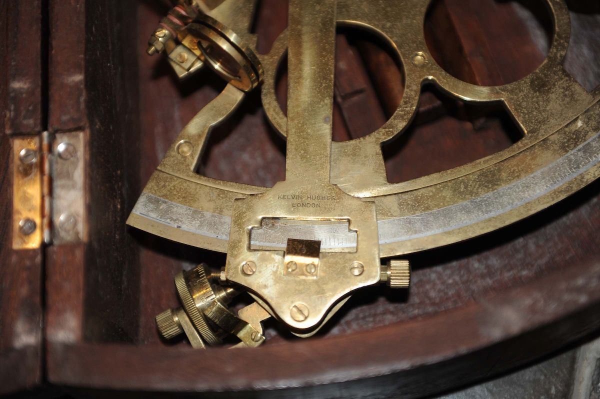 Sestante in Cassetta di Legno