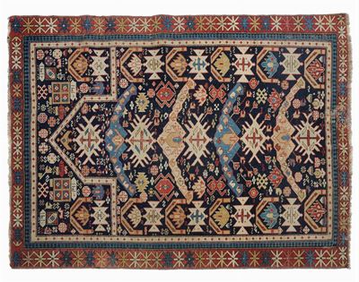 Tappeto Caucasico Shirvan, Fine XIX Secolo