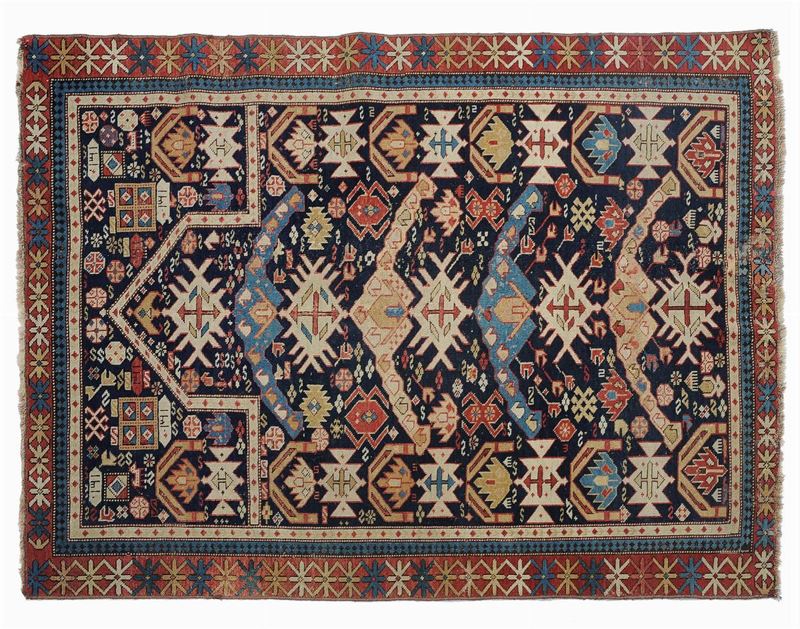 Tappeto caucasico Shirvan, fine XIX secolo  - Auction Antique and Old Masters - II - Cambi Casa d'Aste