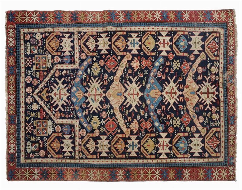 Tappeto caucasico Shirvan, fine XIX secolo  - Auction Antique and Old Masters - II - Cambi Casa d'Aste