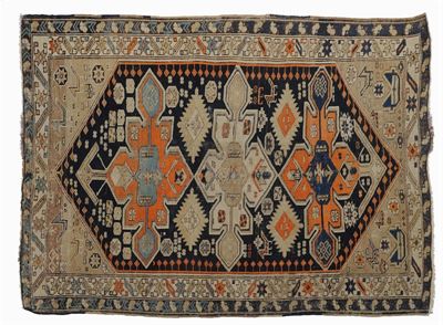 Tappeto Caucasico Shirvan, Fine XIX Inizio XX Secolo