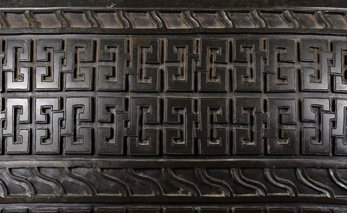 Monumentale Censer in Bronzo, Cina, Dinastia Qing, Periodo Qianlong, XVIII Secolo