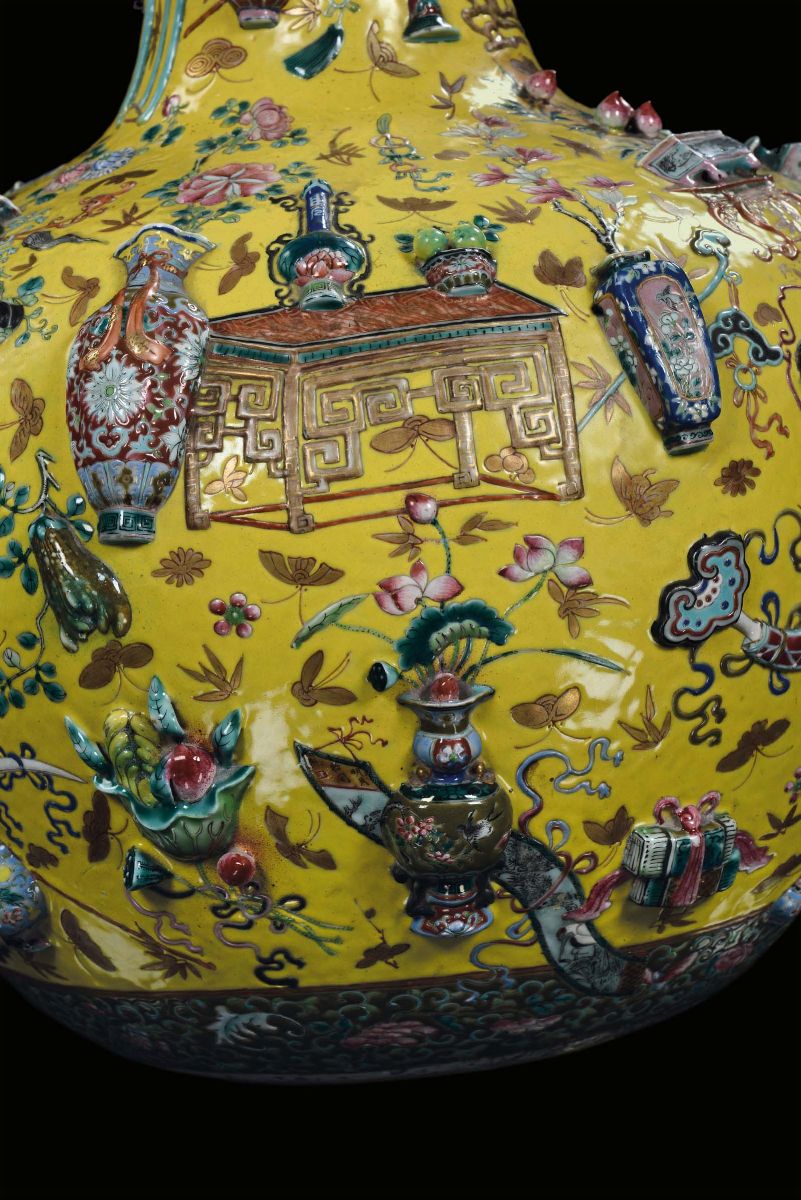 Vaso in Porcellana, Cina, Dinastia Qing, Epoca Daoguang, XIX Secolo
