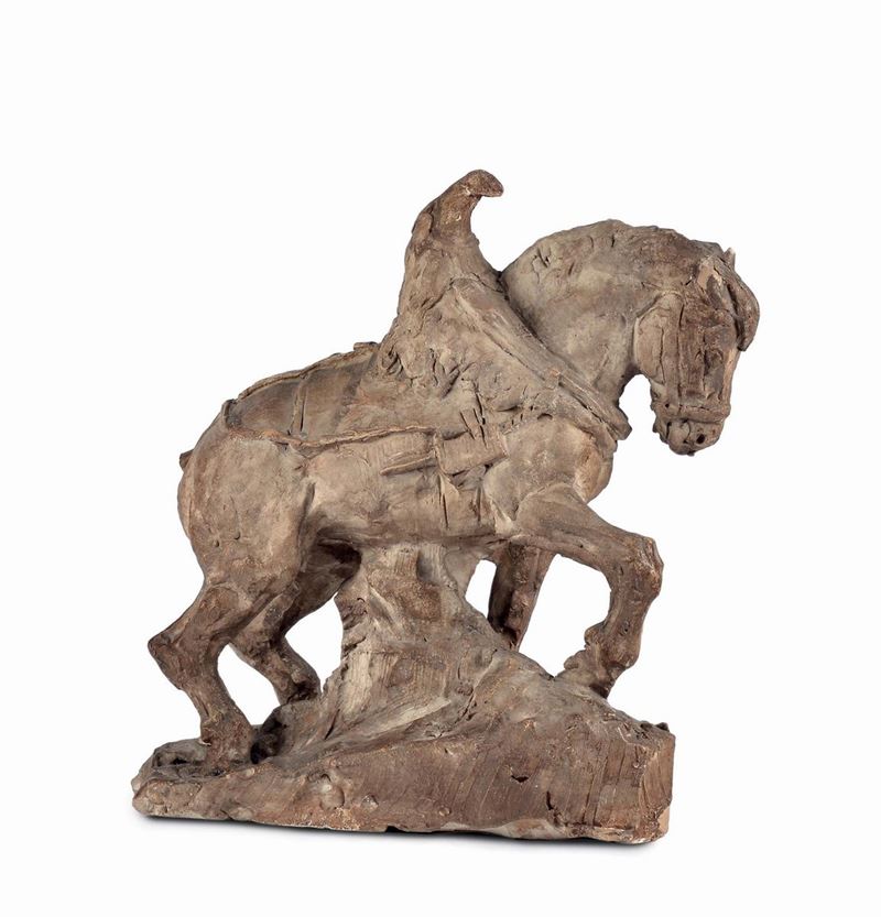 Umberto Mastroianni Cavallo da tiro  - Auction Decorative Arts of XX Century - I - Cambi Casa d'Aste