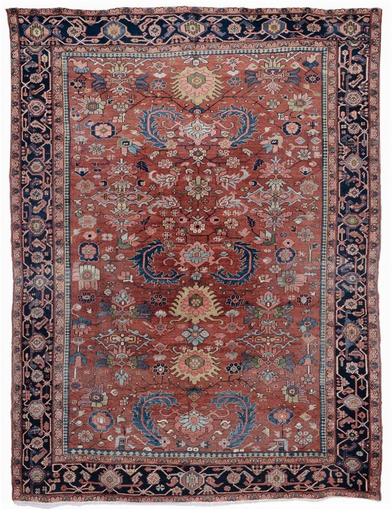 Tappeto persiano Heritz, seconda metà XIX secolo  - Auction Ancient Carpets - Cambi Casa d'Aste