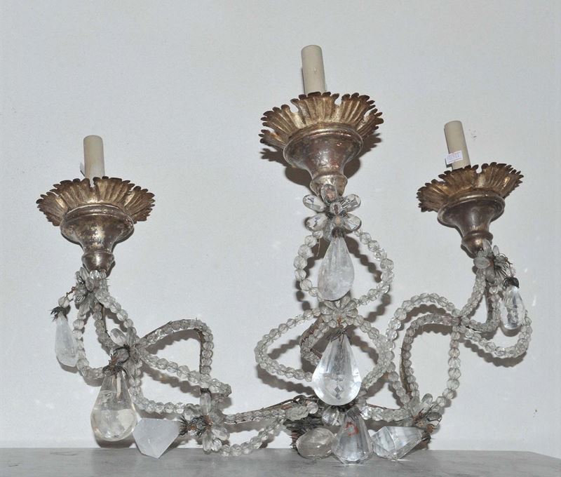 Quattro appliques in stile Luigi XVI  - Asta Antiquariato e Dipinti Antichi - II - Cambi Casa d'Aste