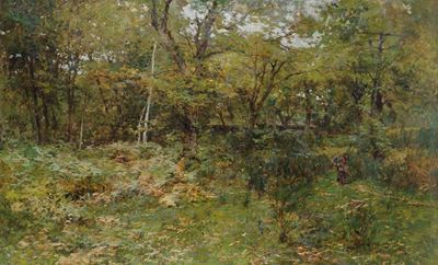 Eugenio Gignous (1850-1906)a Legna nel Bosco