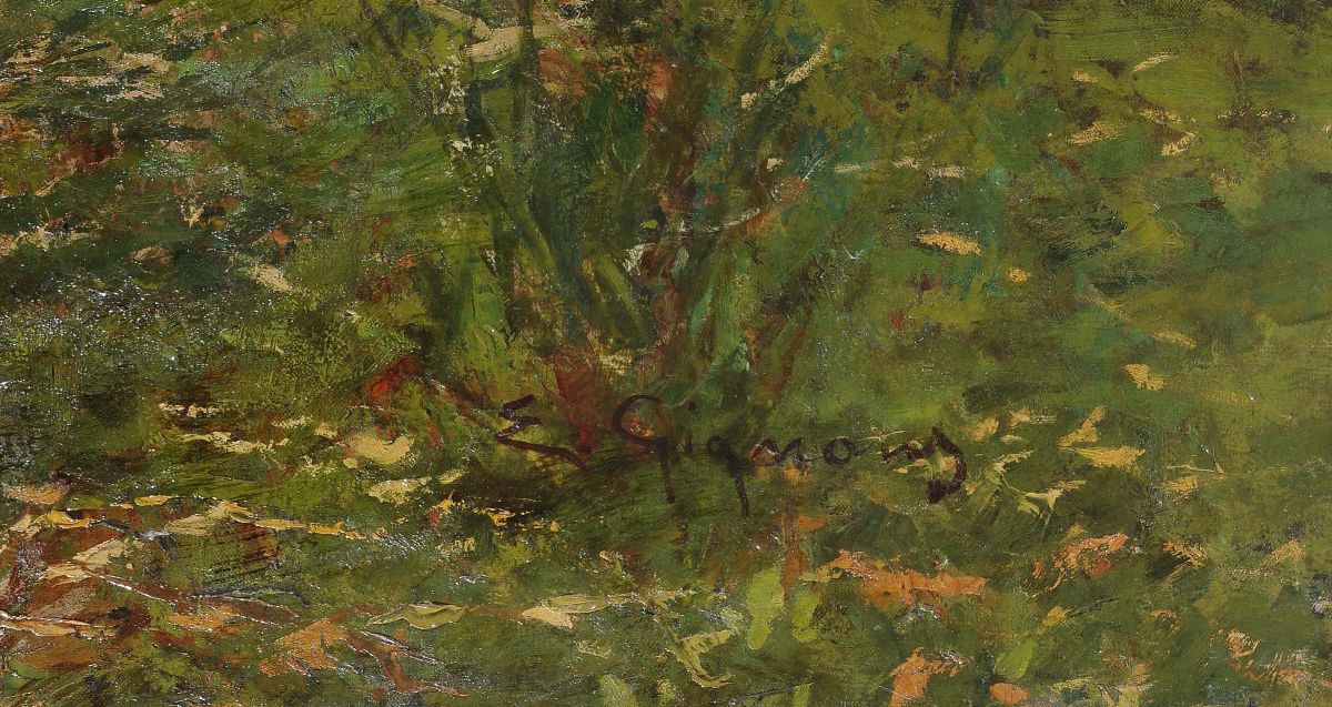 Eugenio Gignous (1850-1906)a Legna nel Bosco