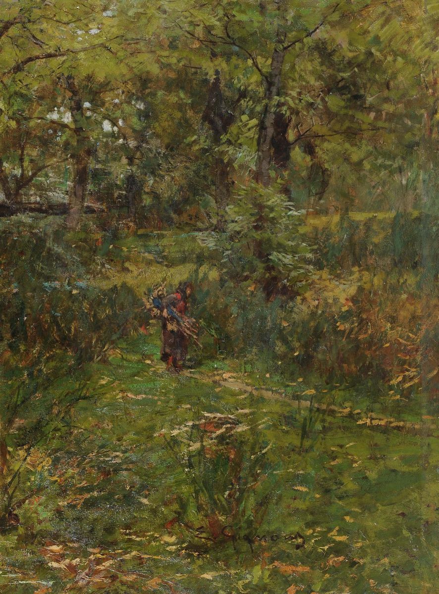 Eugenio Gignous (1850-1906)a Legna nel Bosco