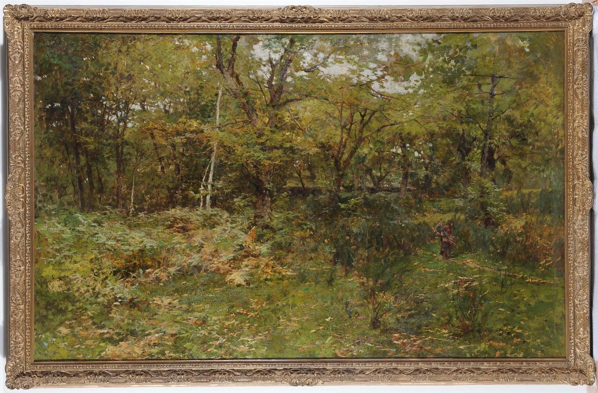 Eugenio Gignous (1850-1906)a Legna nel Bosco
