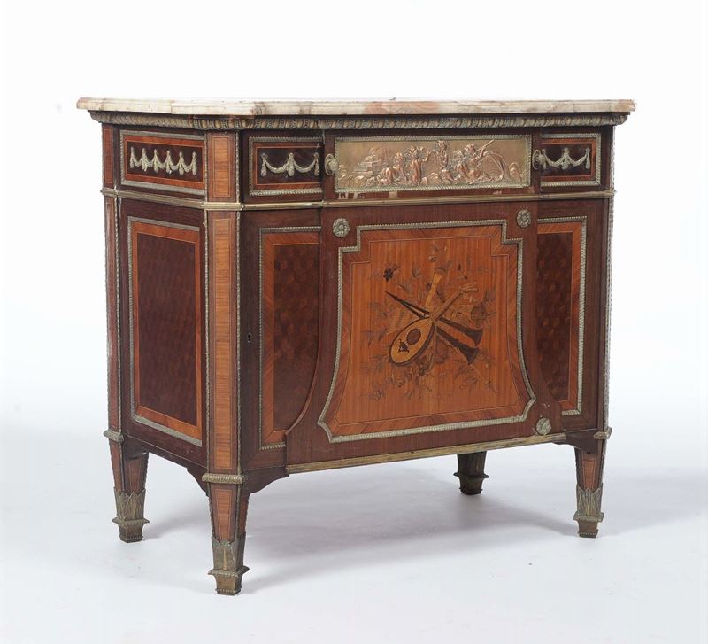 Credenzina in stile Luigi XVI, Francia XIX Secolo  - Auction Antique and Old Masters - Cambi Casa d'Aste