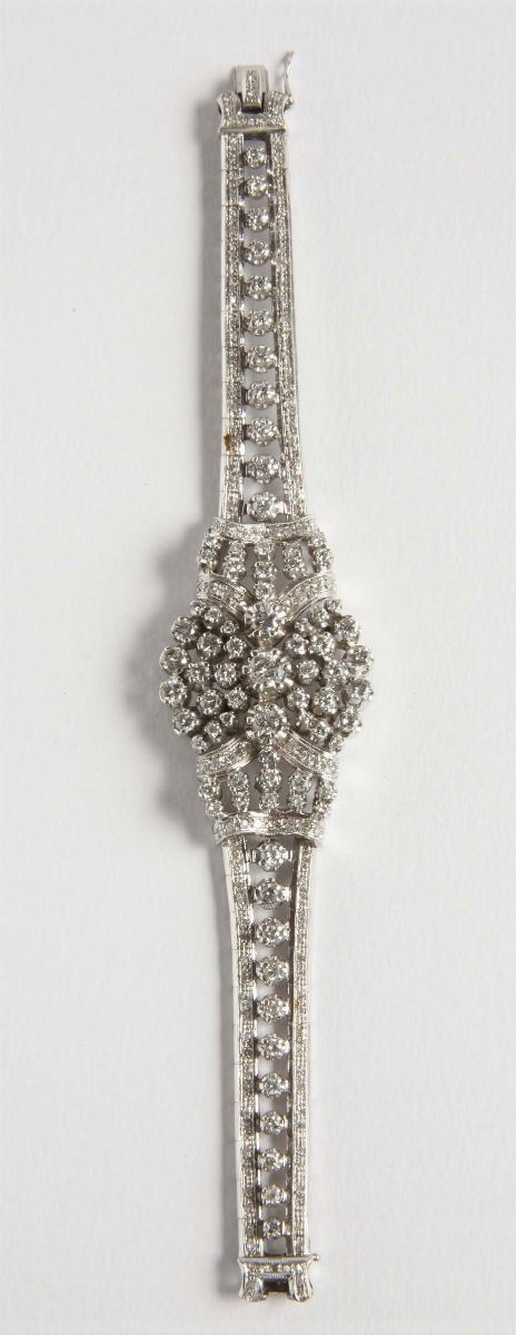 A 20th century diamond bracelet  - Auction Silver, Ancient and Contemporary Jewels - Cambi Casa d'Aste