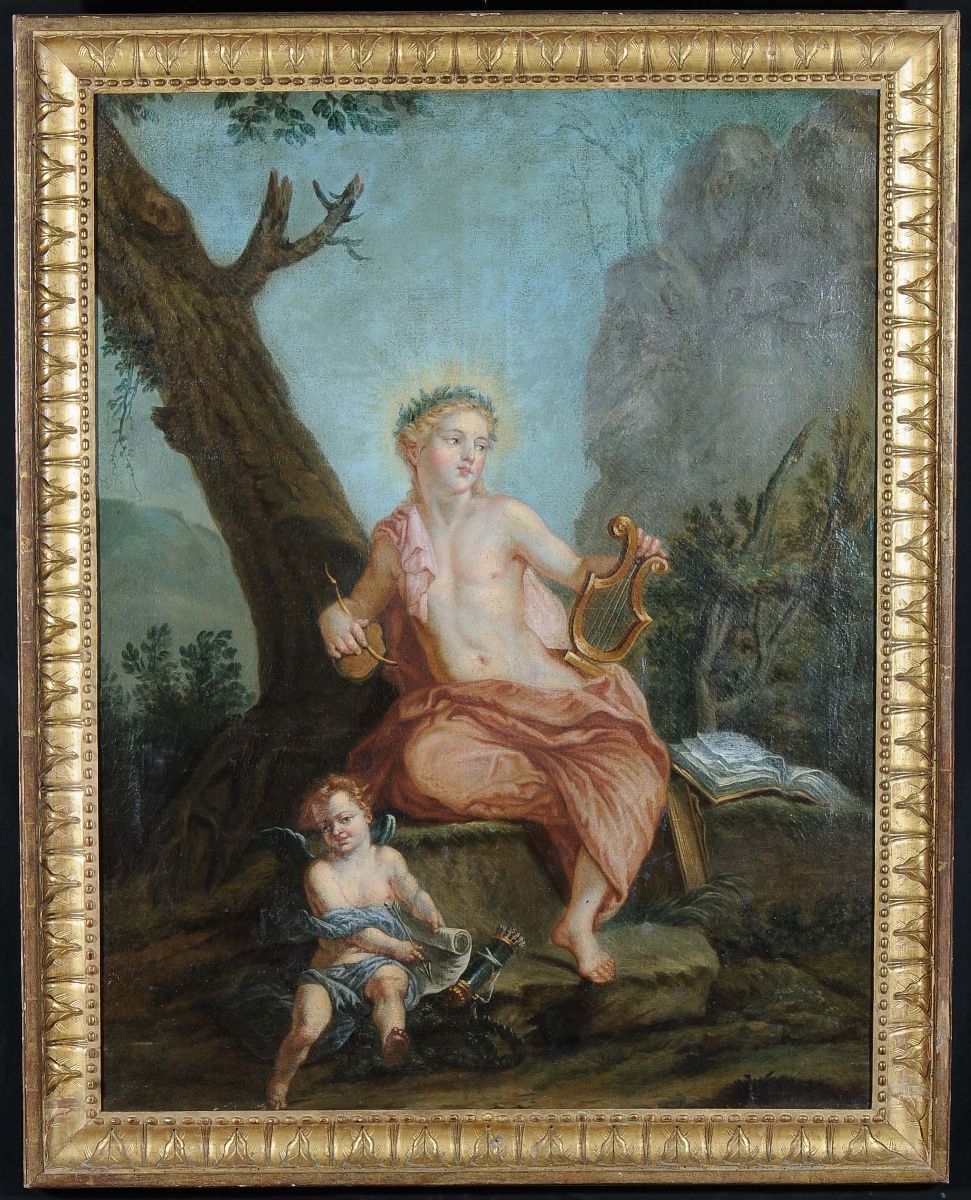 Scuola Italiana del XVIII Secoloapollo e Amore