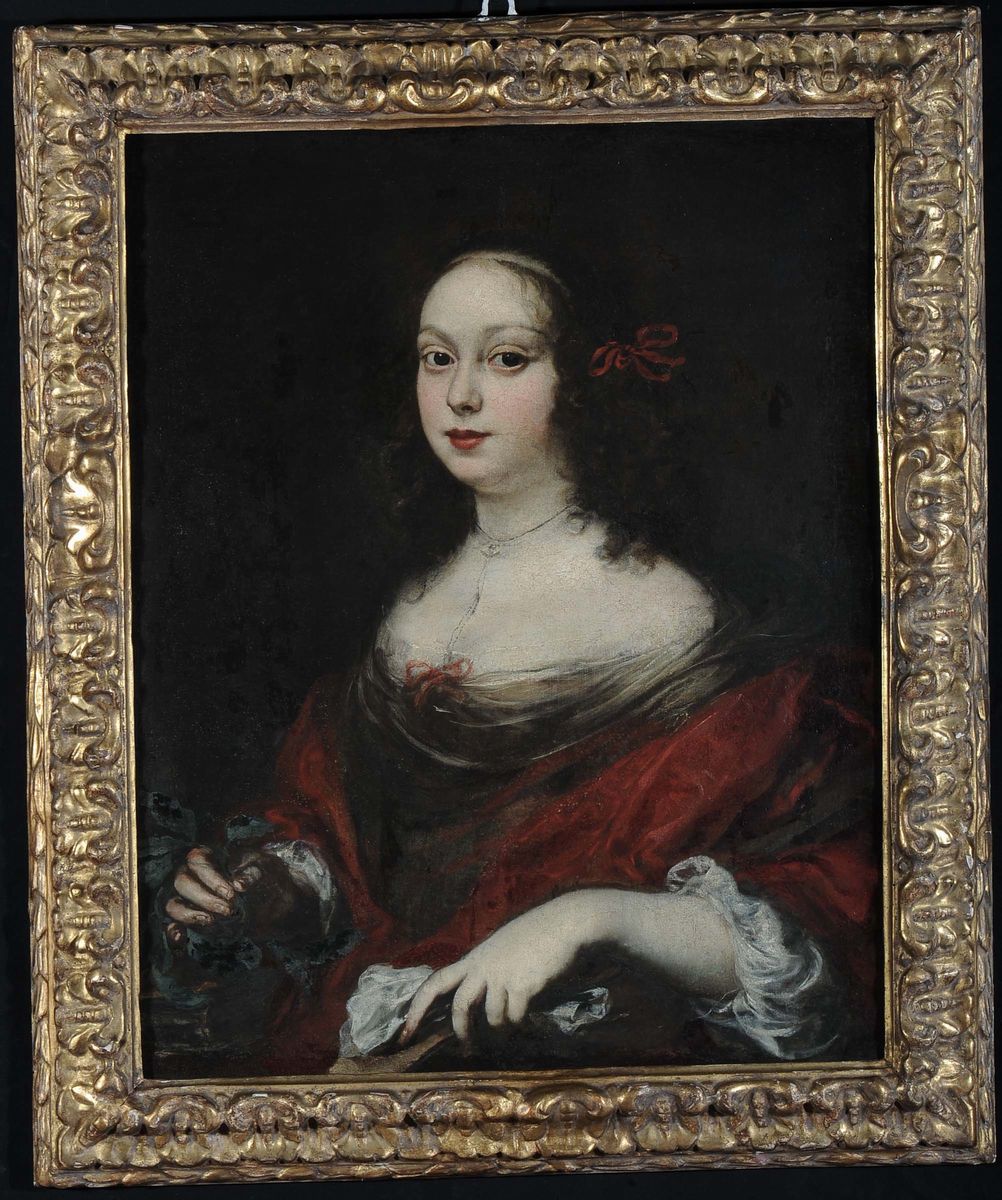Justus Sustermans (anversa 1597 - Firenze 1681)ritratto di Maria Vittoria della Rovere