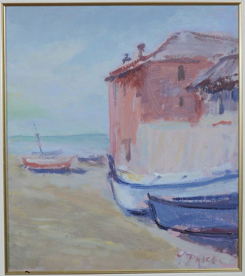 Giovanni Fasce (1936-2006) Vernazzola  - Asta Antiquariato e Dipinti Antichi - II - Cambi Casa d'Aste