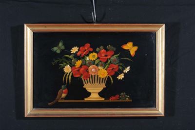 Coppia di Nature Morte su Ardesia, Inizio XX Secolo