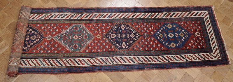 Passatoia caucasica Gandje, fine XIX inizio XX secolo  - Auction Ancient Carpets - Cambi Casa d'Aste