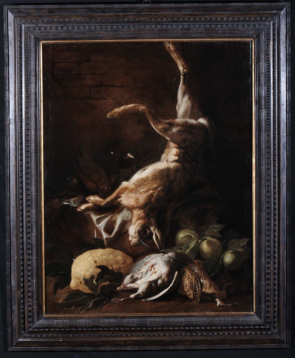 Jan Fyt (1611-1661)natura Morta con Cacciagione e Limoni