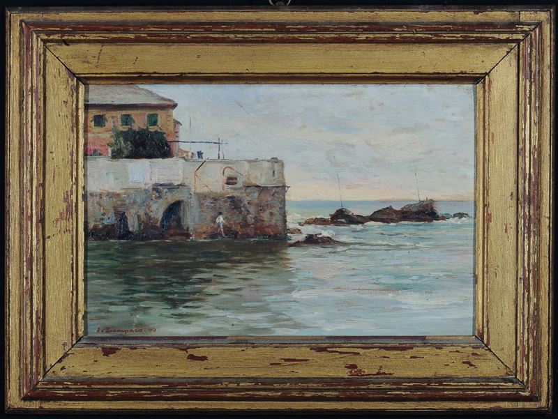 Jean Bompard (XIX-XX secolo) Boccadasse  - Auction An important Genoese Heritage - I - Cambi Casa d'Aste