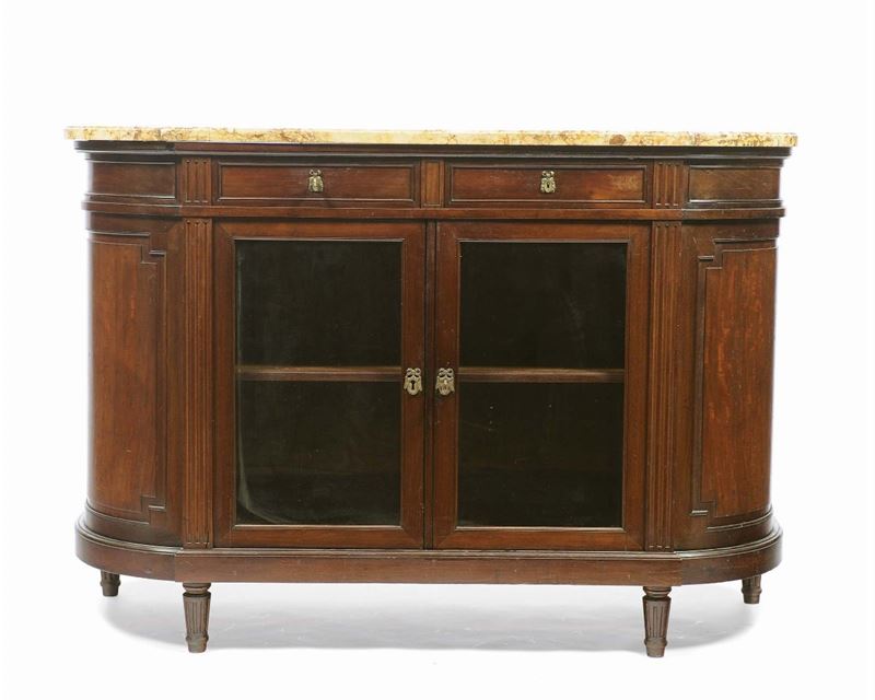 Credenza a due ante, Francia XIX secolo  - Auction Furnishings and Works of Art from Important Private Collections - Cambi Casa d'Aste