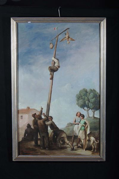 Antonino Traverso (1900-1981)L'albero della Cuccagna