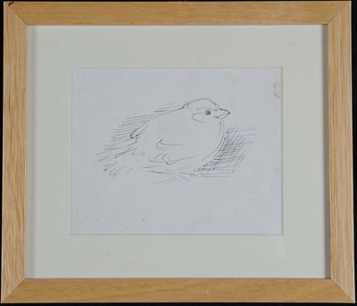 Oscar Saccorotti: Uccello, China su Carta, CM 18x15