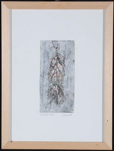 Oscar Saccorotti (1898-1986)undici Uccelli Appesi, 1979