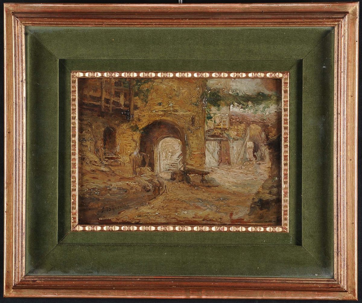 Stefano Bersani (1872-1914)veduta di Borgo
