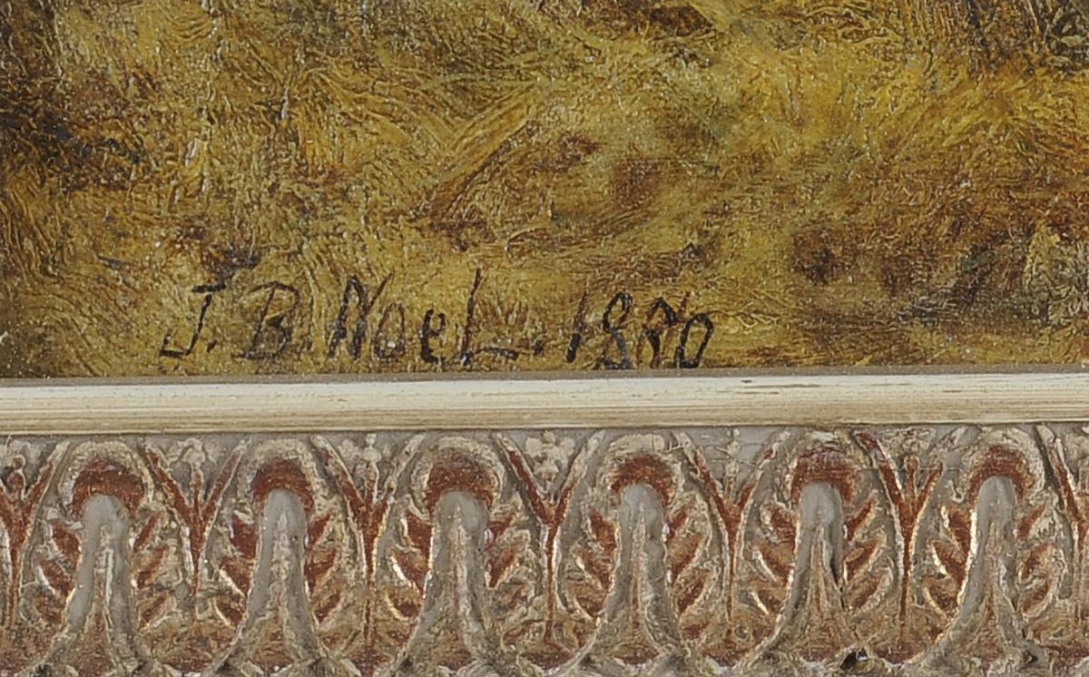 J.b. Noelpaesaggio Montano con Armenti