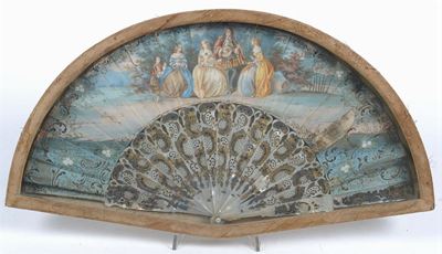 Ventaglio con Struttura Madreperla, XVIII Secolo