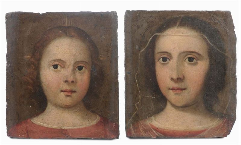 Scuola del XVIII secolo Ritratti  - Asta Antiquariato e Dipinti Antichi - II - Cambi Casa d'Aste