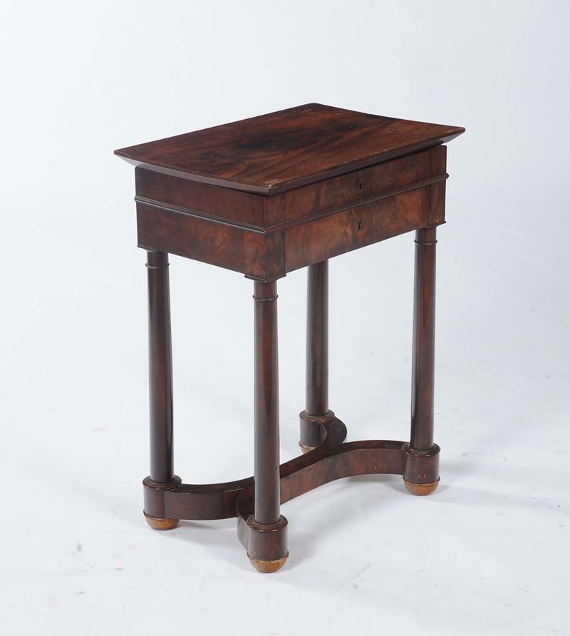 Tavolino da lavoro Impero, XIX secolo  - Auction Antique and Old Masters - II - Cambi Casa d'Aste