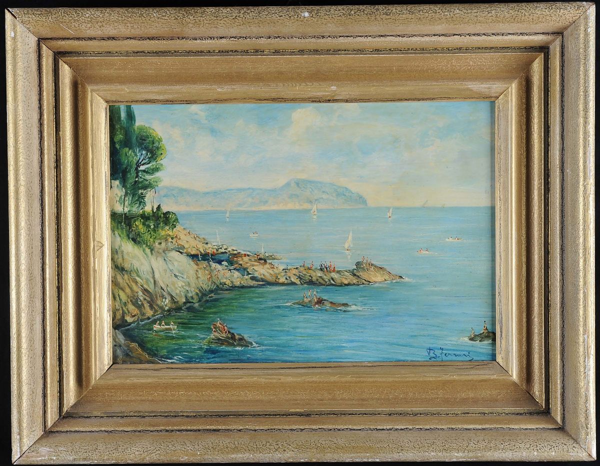Berto Ferrari (1887-1965)estate a Nervi, 1947