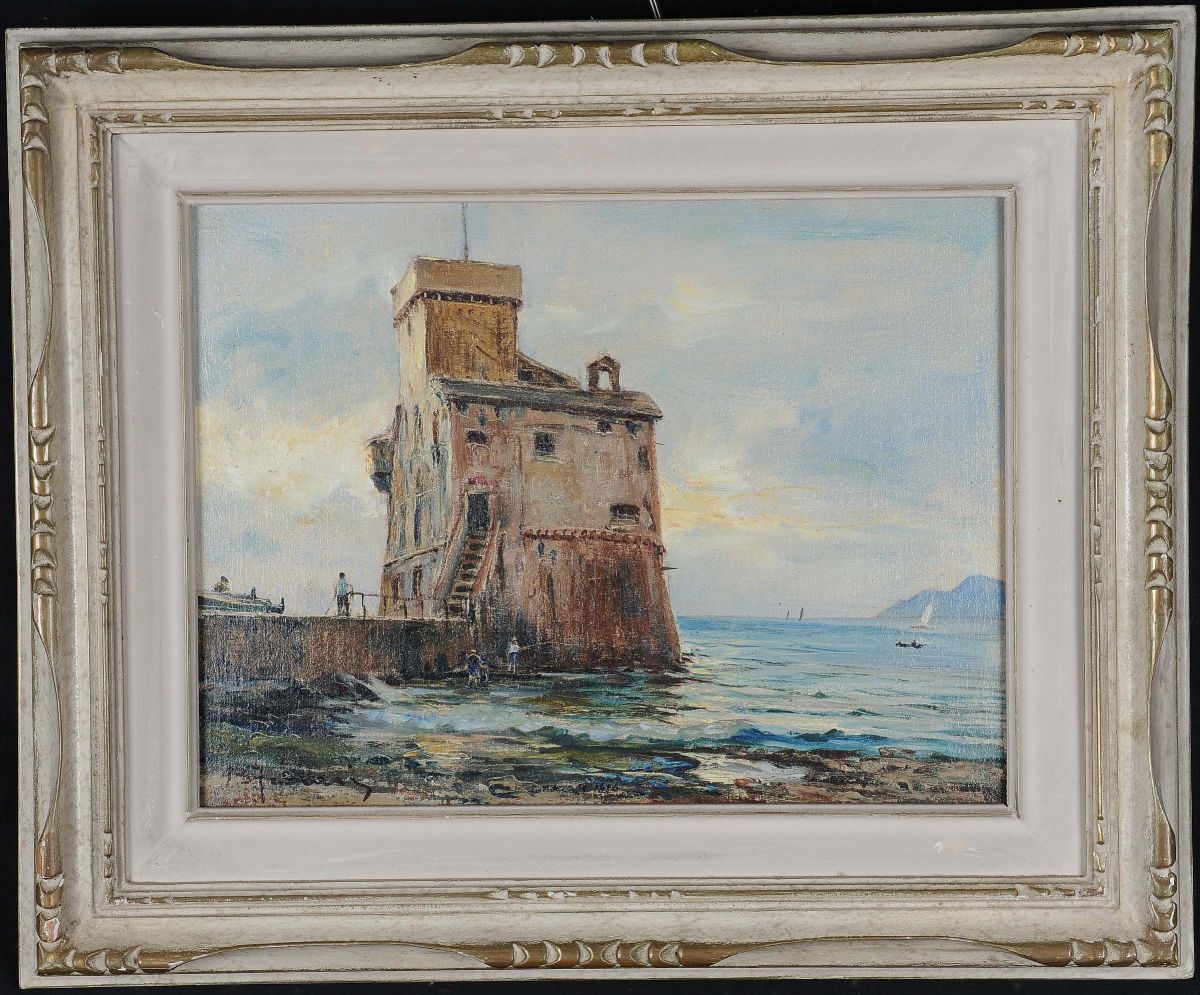 Berto Ferrari (1887-1965)castello Antico - Rapallo
