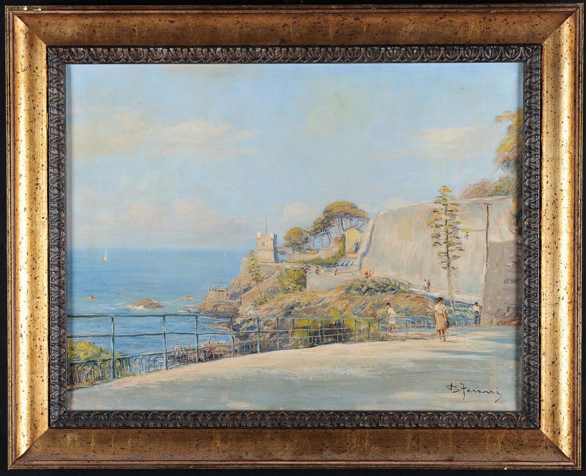 Berto Ferrari (1887-1965)la Passeggiata al Mare