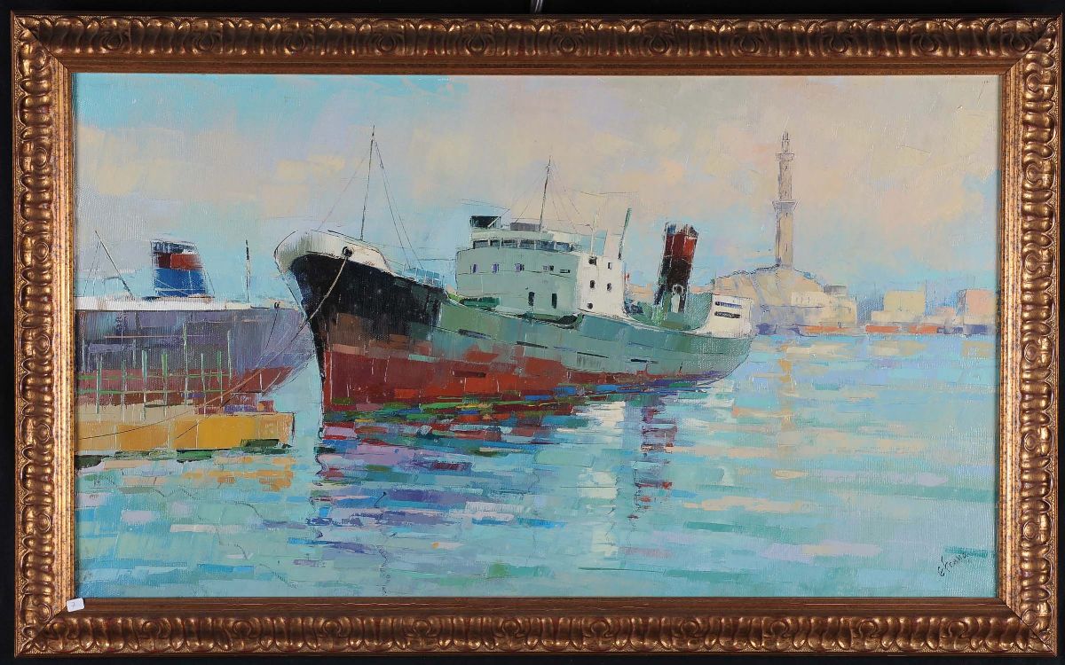 Ettore Frana (1924)porto di Genova